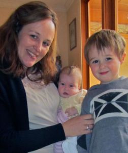 Em profile 2 Emily Wilkinson with daughter Molly, who has Xia-Gibbs Syndrome, and son Jack